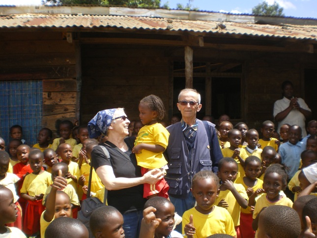 foto di Teresa ed Italo in Africa
