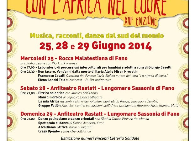 con l'africa nel cuore 2014 fano l'africa chiama