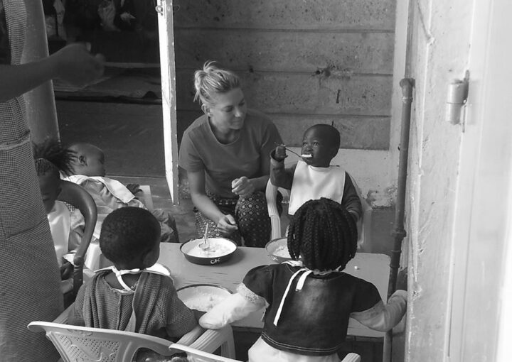 Titti volontaria in Africa nello slum di Soweto